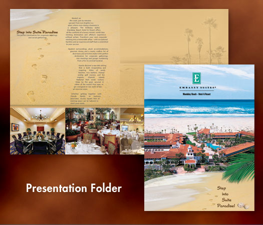 Embassy Suites presentation folder Creative365 Graphic Design