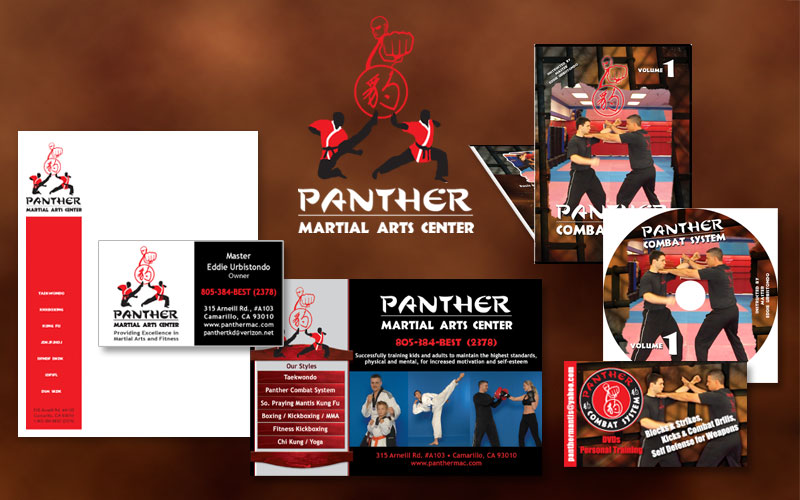 design of logo, promotional cards, dvd, cd, ientity for martail arts