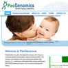 Medical website design - genetic lab