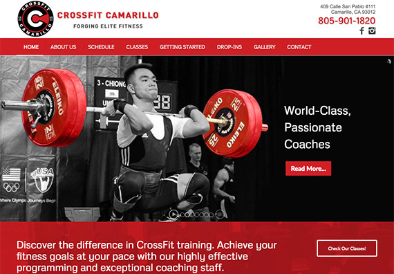 Julia Ionov at Creative365 web design for crossfit camarillo