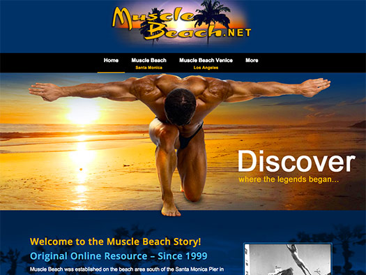 Creative365 quality website design for mucle beach