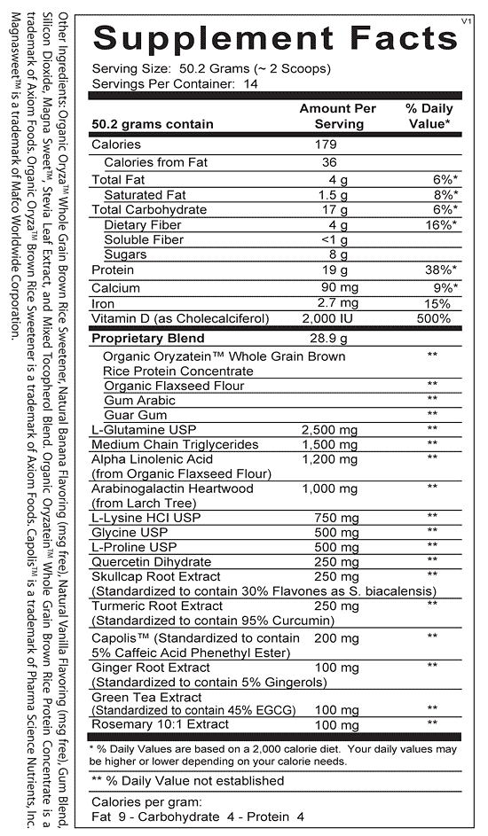 kairos activecare banana creme supplement facts