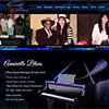 Website for a piano teacher and music performer