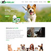website design for NuVet labs dog supplements